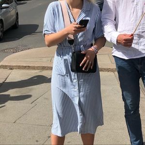 Blue Stripped Maxi Dress